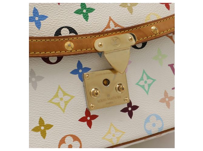 Sologne Schultertasche Monogramm Multicolor Louis Vuitton Weiß - Ansicht 5