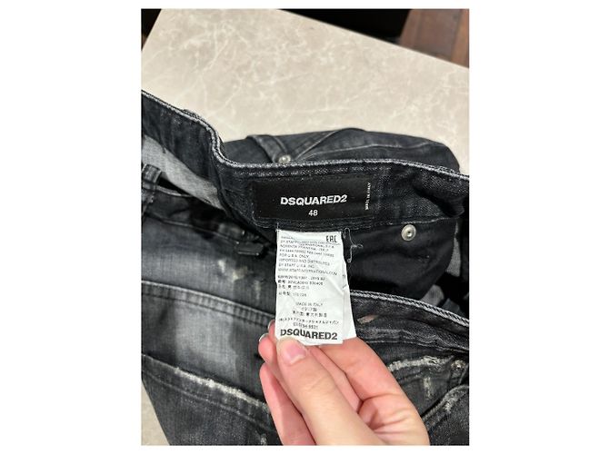 Jeans DSQUARED2 T.FR 44 Algodón Negro - vista 6