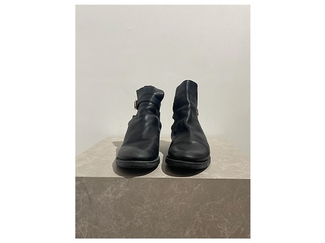 Stivaletti BURBERRY T.EU 38 Pelle Nero - vista 4