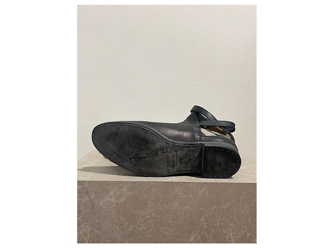 Stivaletti BURBERRY T.EU 38 Pelle Nero - vista 5