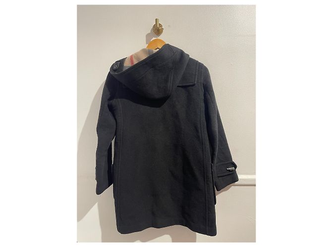 Abrigos BURBERRY T.FR 36 Lana Negro - vista 3