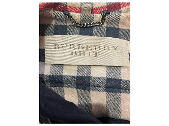 Abrigos BURBERRY T.FR 36 Lana Negro - vista 5