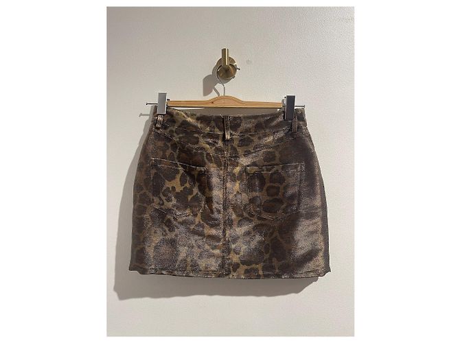 Gonna DMN T.FR 38 Cotone Marrone - vista 2