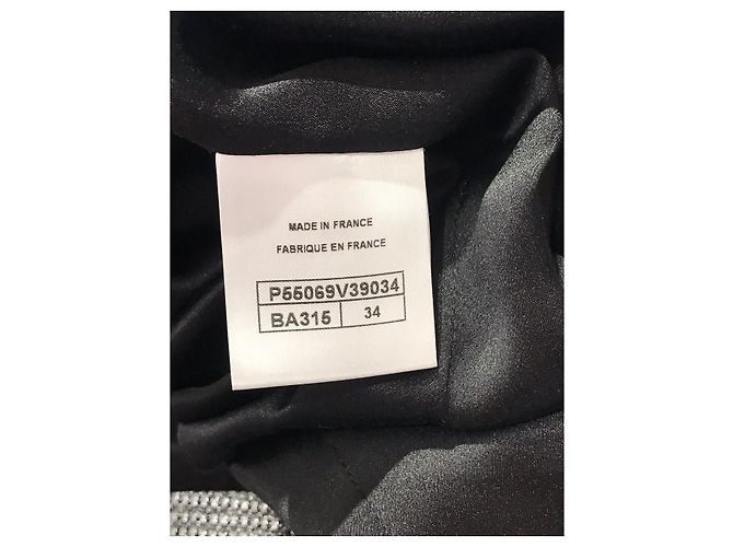 Abrigos CHANEL T.Internacional XS Lana Gris - vista 7