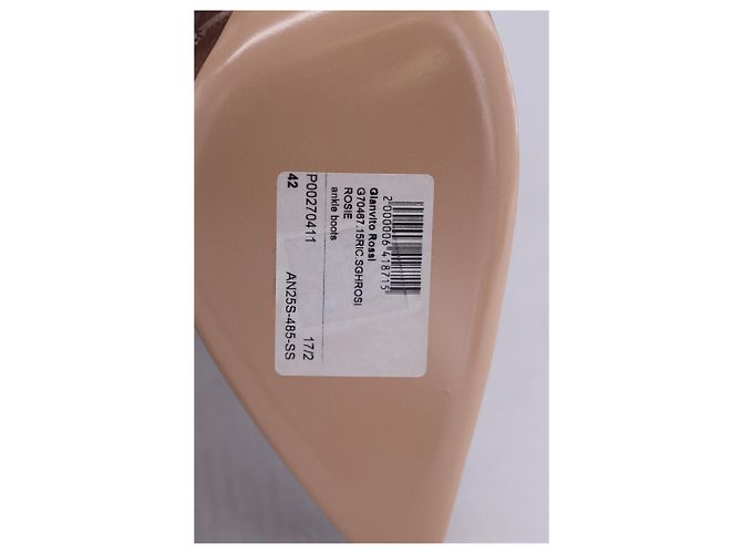 Stivaletti ricamati Gianvito Rossi in velluto rosa - vista 23