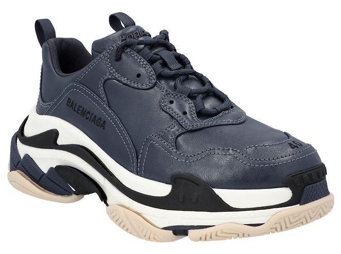 Balenciaga Triple S Bleu - vue 5