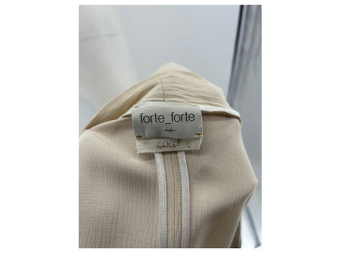 Forte Forte Forte_Forte Mäntel T.0-5 1 Viskose Beige - Ansicht 6