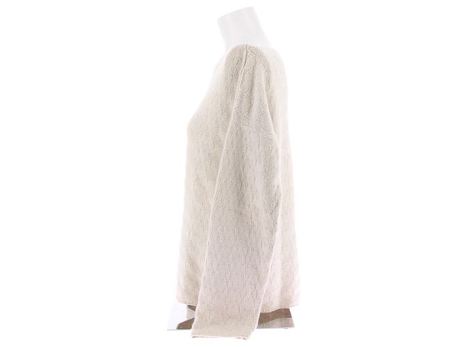 Loewe Strickwaren T.International M Kaschmir Beige - Ansicht 4