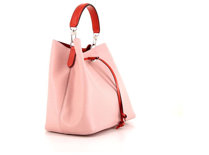 Noe Louis Vuitton Petit Noé Einkaufstasche aus rosa Epi-Leder Pink - Ansicht 2