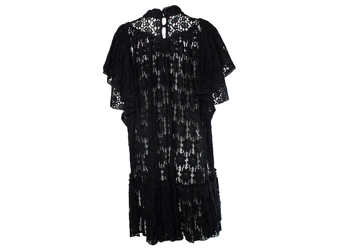 Isabel Marant Etoile Schwarzes Spitzenkleid von Isabel Marant Étoile - Ansicht 3