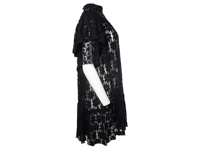 Isabel Marant Etoile Schwarzes Spitzenkleid von Isabel Marant Étoile - Ansicht 4