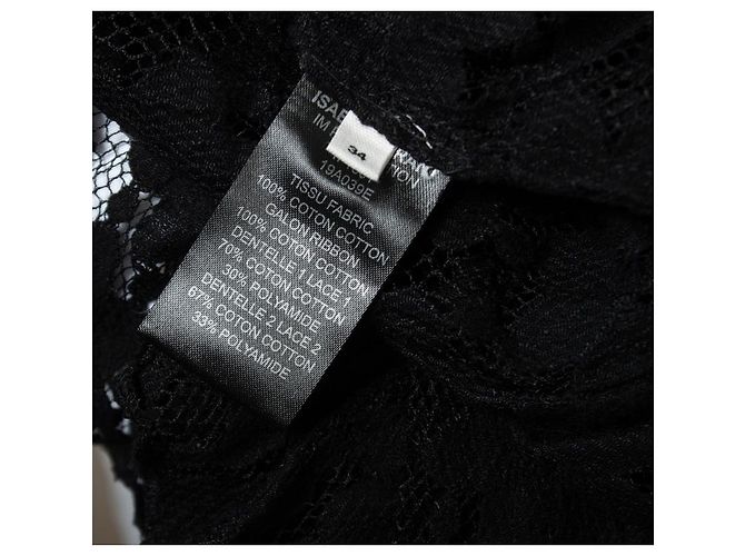 Isabel Marant Etoile Schwarzes Spitzenkleid von Isabel Marant Étoile - Ansicht 5