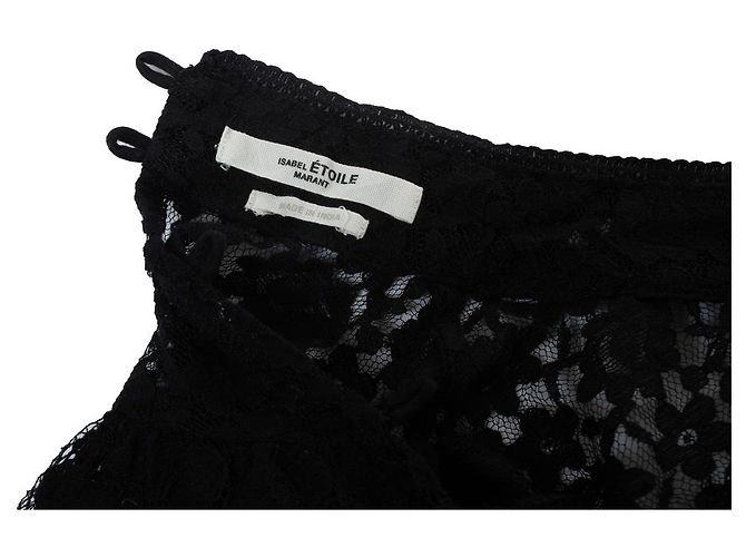 Isabel Marant Etoile Schwarzes Spitzenkleid von Isabel Marant Étoile - Ansicht 6