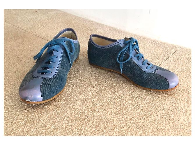 sneakers basket in jeans Elizabeth Stuart 38 Blu - vista 9