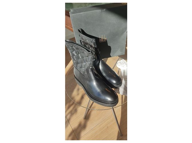 Autre Marque Stivaletti Billi Bi in pelle nera Nero - vista 2