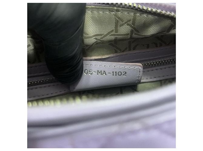 Christian Dior Med Lavender Lady Dior Bag Purple - view 11