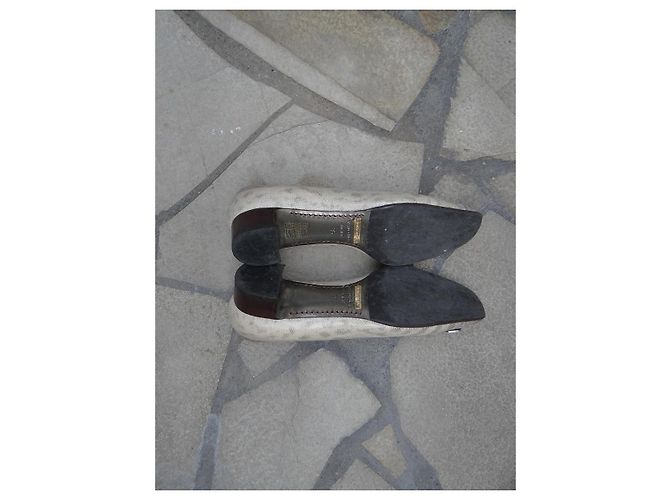 Dolce & Gabbana Python Leather Pumps Brown Beige - view 10