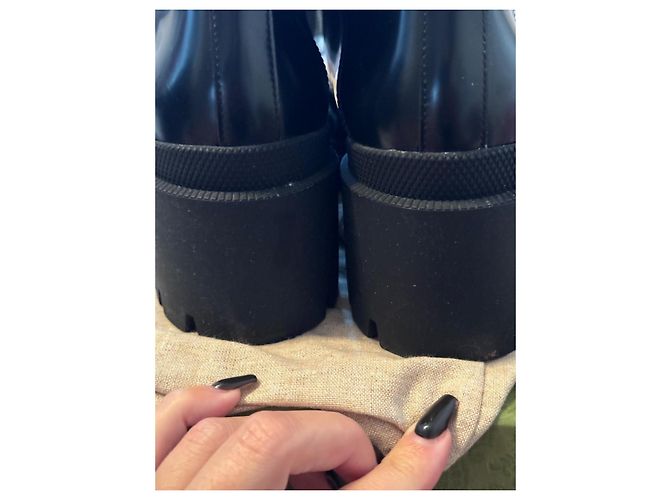 Botines Gucci de charol negro - vista 4