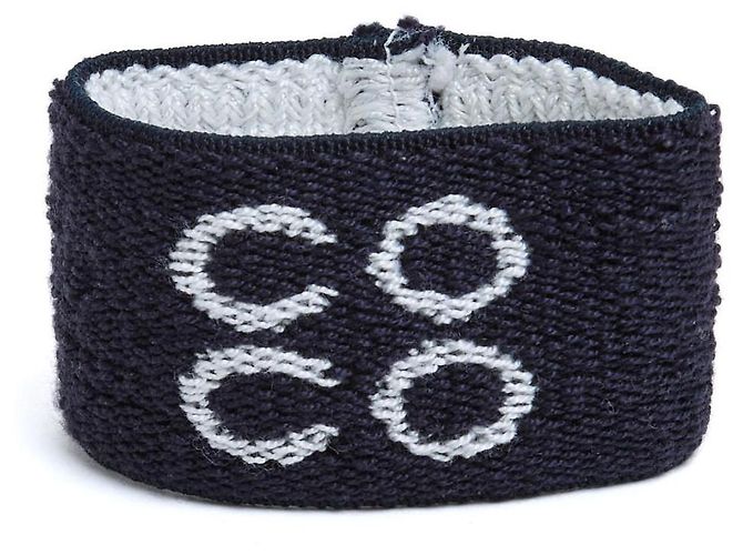 Set Chanel 2000s Ensemble Bandeau Bracciale Coco Fascia Polso Blu Navy - vista 4