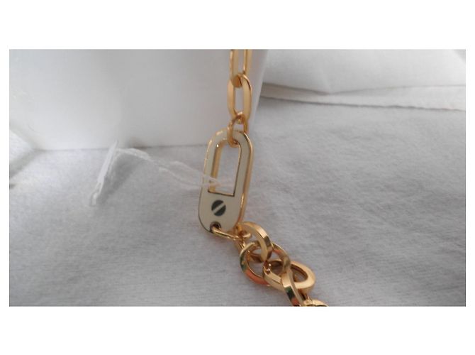 Autre Marque collana a catena oro FACCO con pendente cuore agata D'oro - vista 4