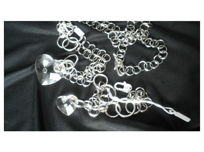 Autre Marque Set collana e bracciale in argento FACCO - vista 7