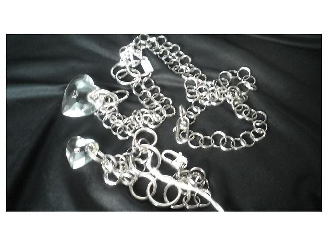 Autre Marque Set collana e bracciale in argento FACCO - vista 8