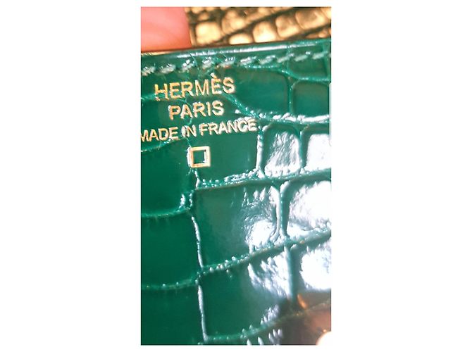 Hermès Cartera/bolso Constance Verde - vista 3