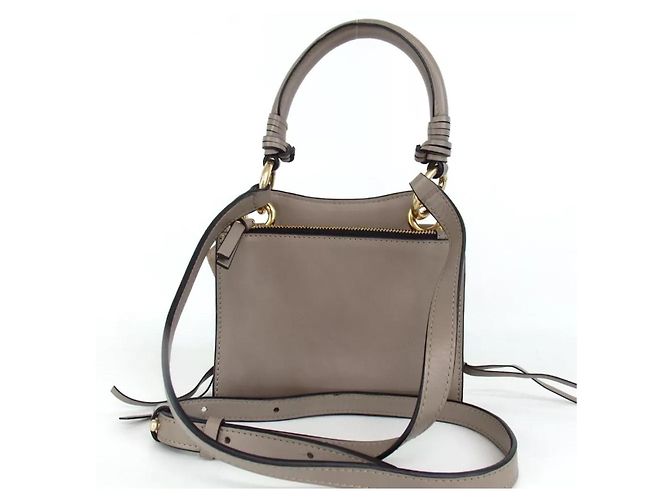 Borsa a mano See by Chloé Tilda in pelle grigia Grigio - vista 2