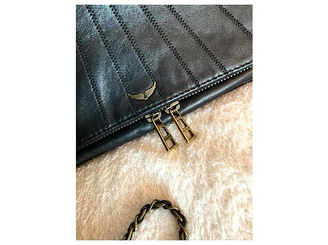 Borsa Zadig & Voltaire in pelle di agnello nera Nero - vista 2