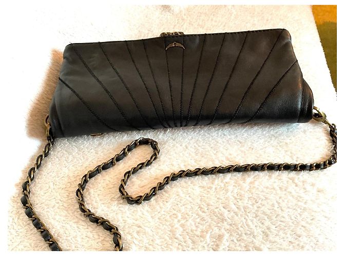 Borsa Zadig & Voltaire in pelle di agnello nera Nero - vista 5