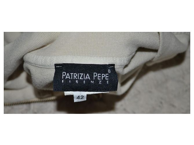 Chaqueta Patrizia Pepe de algodón beige con cremallera Talla 42 - vista 5