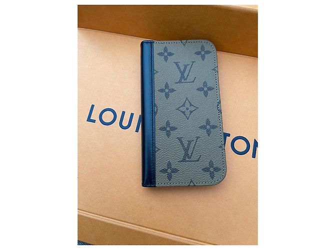 Funda Louis Vuitton iPhone marrón de tela Castaño - vista 3