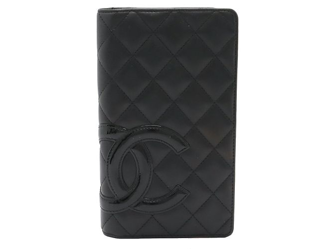 Cartera larga bi-fold Chanel Cambon Line Coco Mark Negro - vista 2