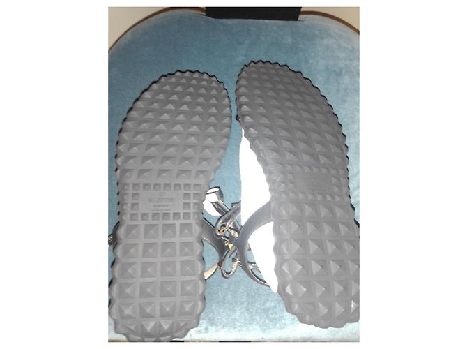 Autre Marque Sandali Valentino Rockstud in pelle nera Nero - vista 9