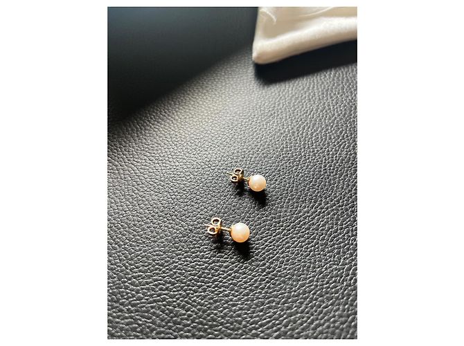 Orecchini Bottega Veneta placcati oro con perla d'acqua dolce Gold hardware - vista 5