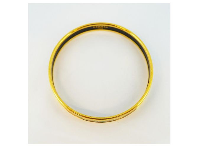 Hermès Bracciale Tiger in Smalto PM Hermes Multicolore D'oro - vista 3