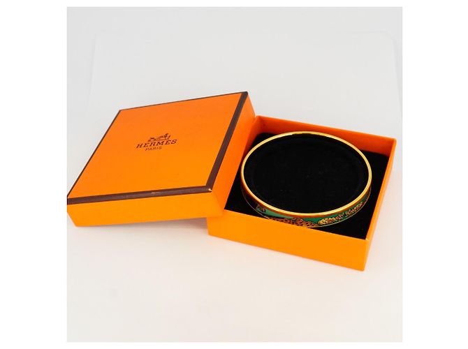 Hermès Bracciale Tiger in Smalto PM Hermes Multicolore D'oro - vista 7