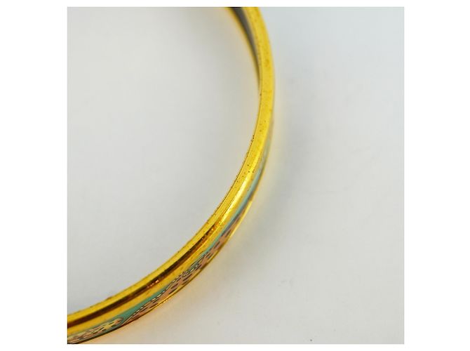 Hermès Bracciale Tiger in Smalto PM Hermes Multicolore D'oro - vista 9