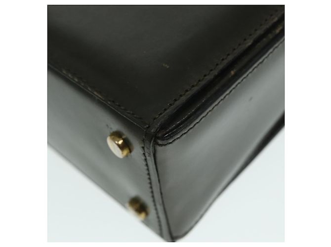 Céline Borsa a mano CELINE in pelle verde oro Auth 92104 D'oro - vista 16