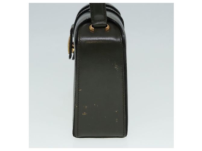 Céline Borsa a mano CELINE in pelle verde oro Auth 92104 D'oro - vista 3