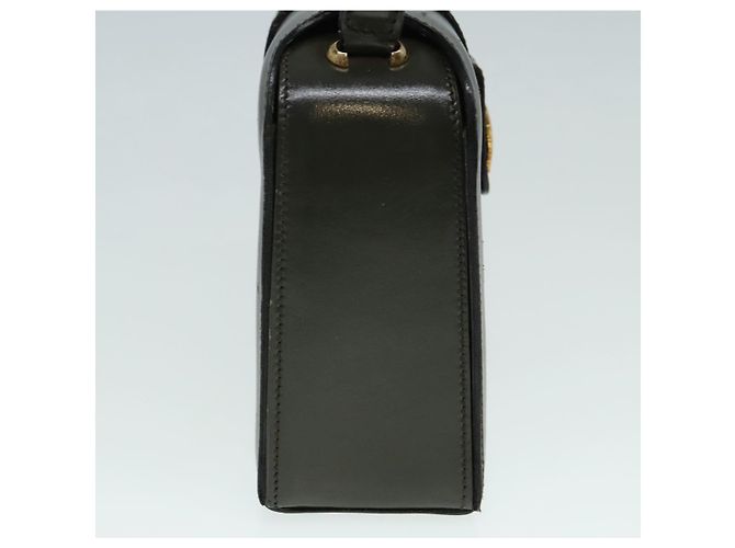 Céline Borsa a mano CELINE in pelle verde oro Auth 92104 D'oro - vista 4