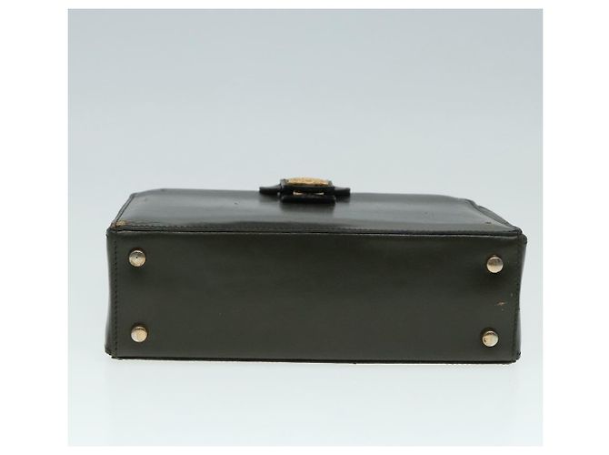 Céline Borsa a mano CELINE in pelle verde oro Auth 92104 D'oro - vista 5
