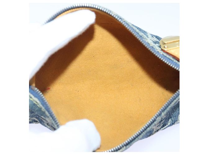 LOUIS VUITTON Pouch Speedy en Denim Monogram Bleu M95082 LV Auth 88939 - vue 10