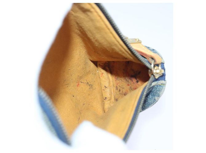 LOUIS VUITTON Pouch Speedy en Denim Monogram Bleu M95082 LV Auth 88939 - vue 11