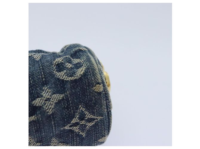 LOUIS VUITTON Pouch Speedy en Denim Monogram Bleu M95082 LV Auth 88939 - vue 16