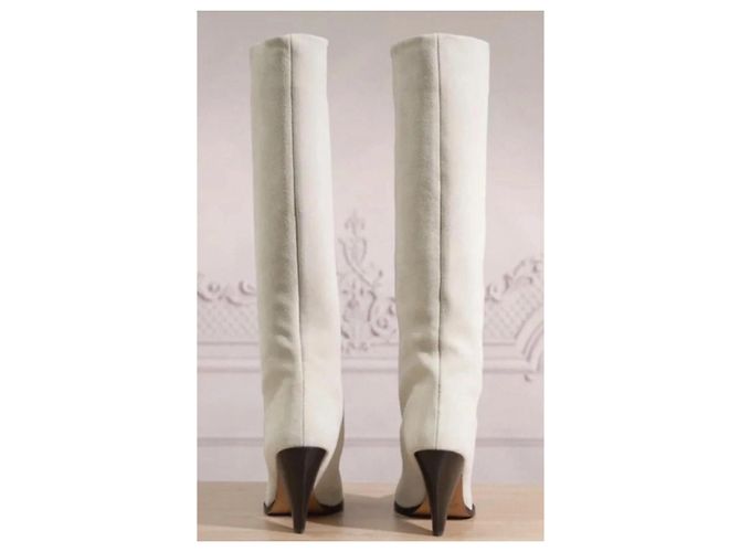 Botas Ririo Isabel Marant en tiza Beige Blanco roto - vista 4