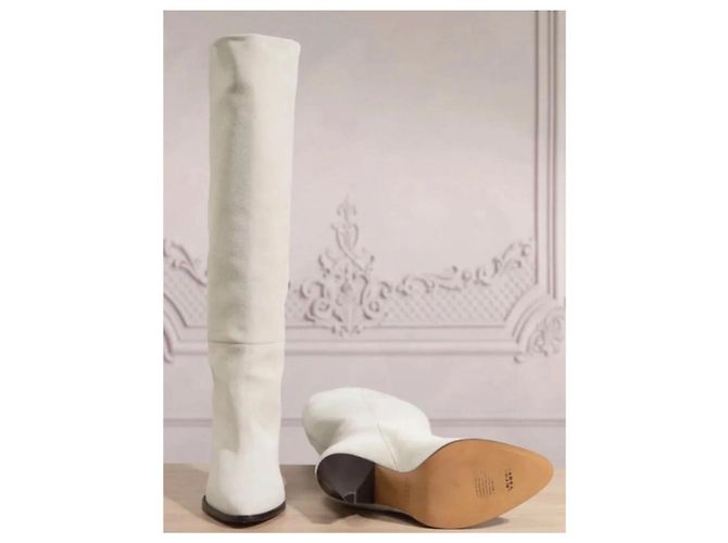 Botas Ririo Isabel Marant en tiza Beige Blanco roto - vista 5