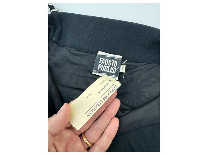 Fausto Puglisi Kleider Schwarz Weiß - Ansicht 6