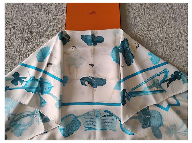 Edizione Speciale Hermès 2007 Lussemburgo "La Danza" Blu Crudo - vista 2