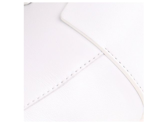 HERMÈS - Mules Catena Hermès in pelle bianca (T41) Bianco - vista 3